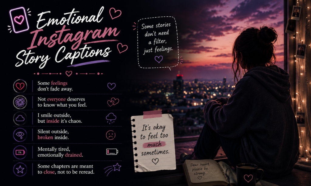 📱 Emotional Instagram Story Captions