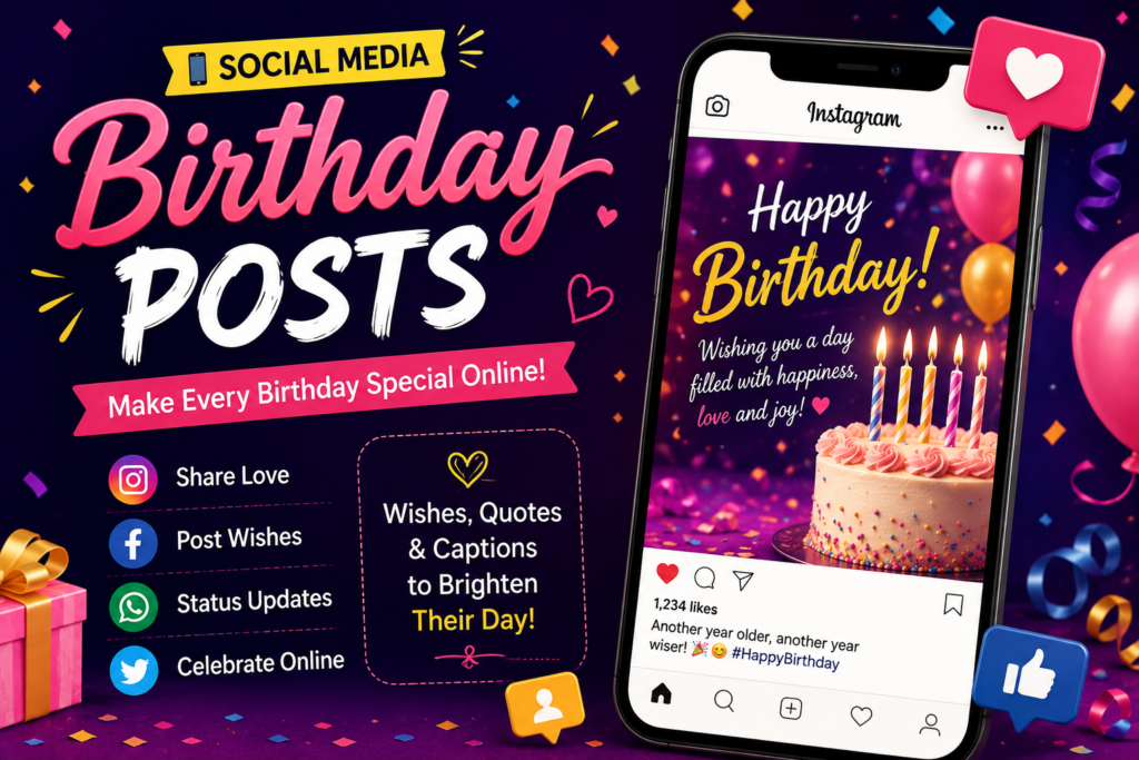 📱 Social Media Birthday Posts
