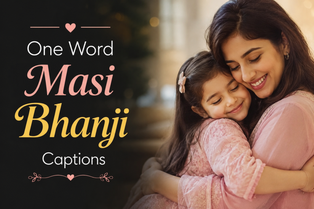 One Word Masi Bhanji Captions  pic