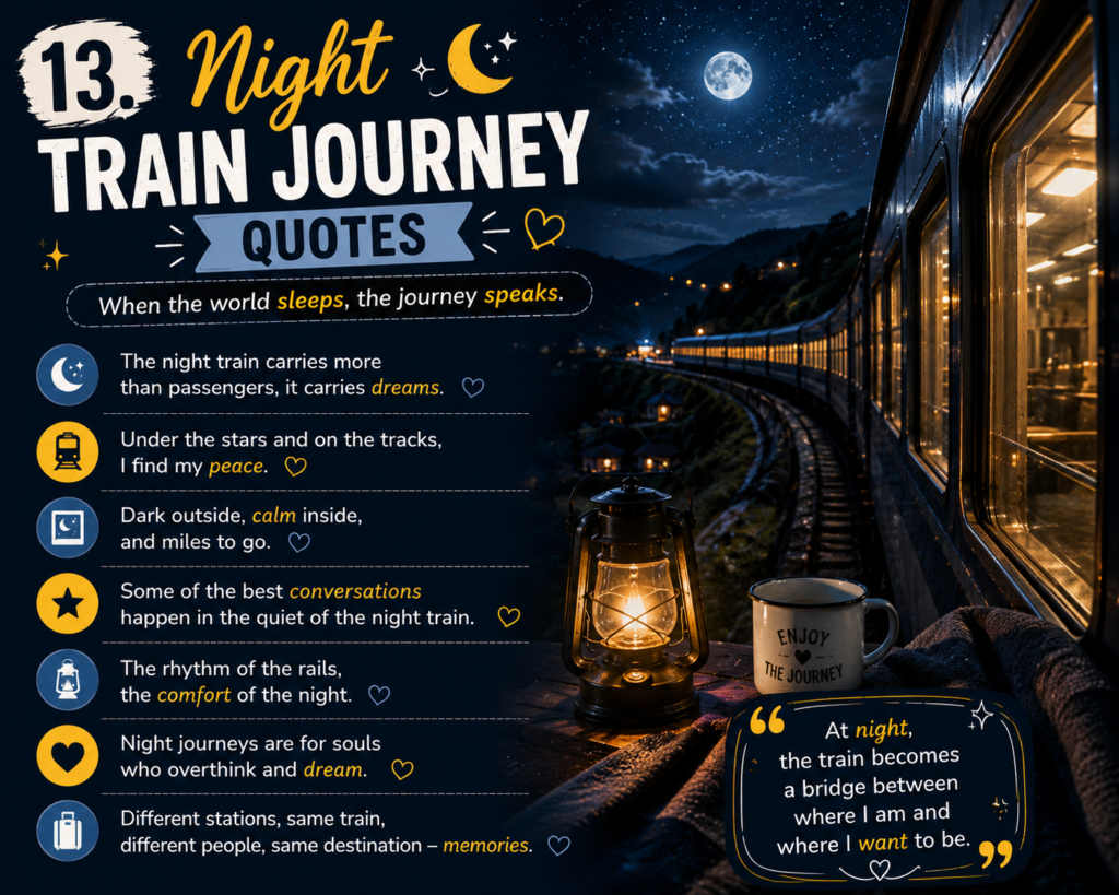 13. Night Train Journey Quotes