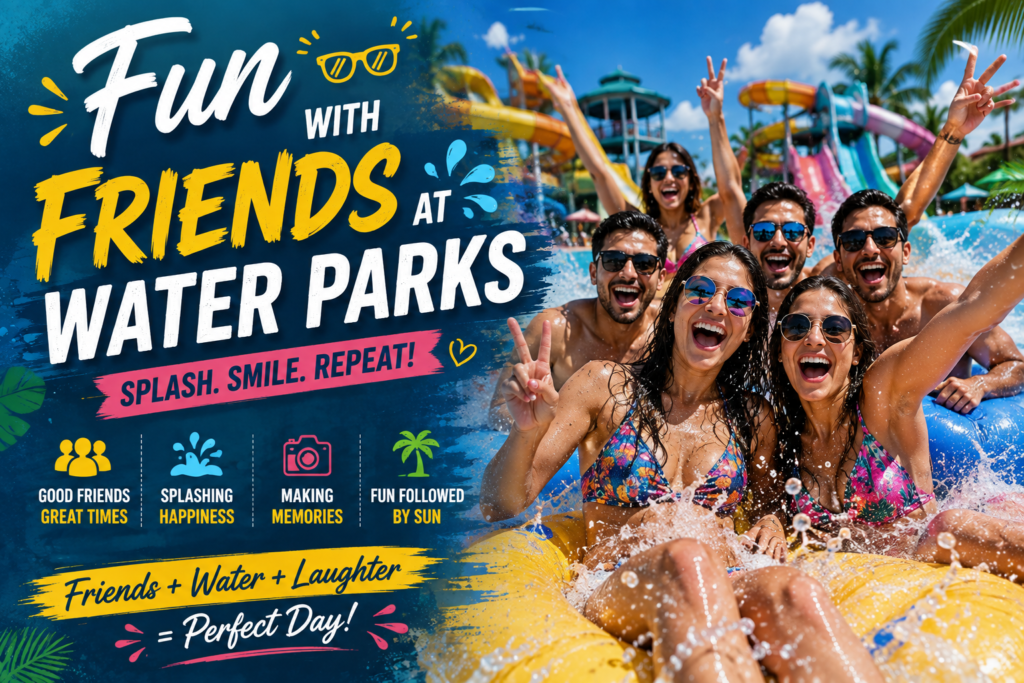Fun with Friends at Water Parks