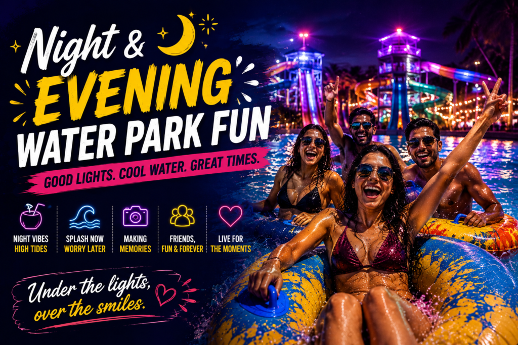 Night & Evening Water Park Fun
