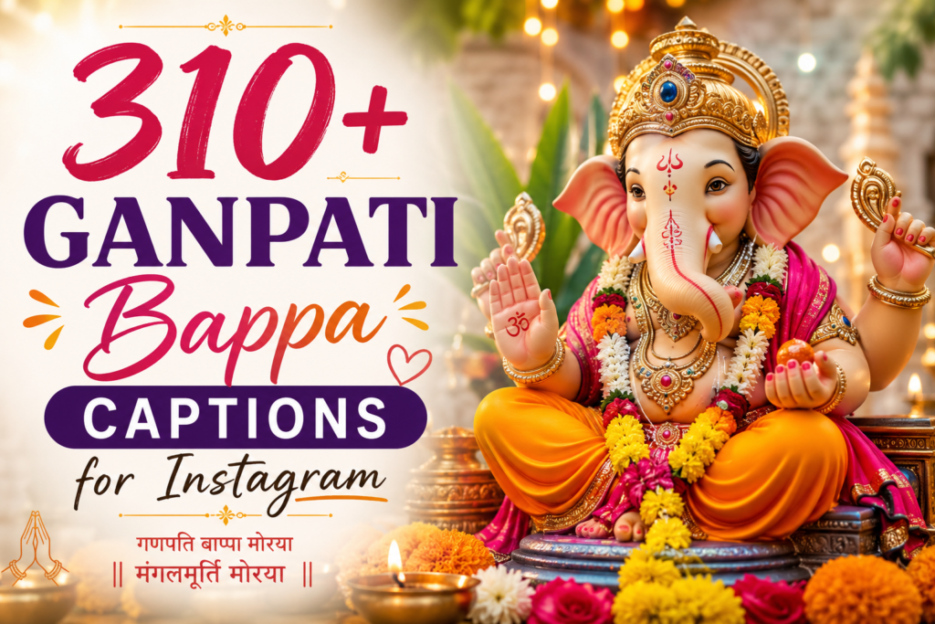 Devotional Ganpati Captions