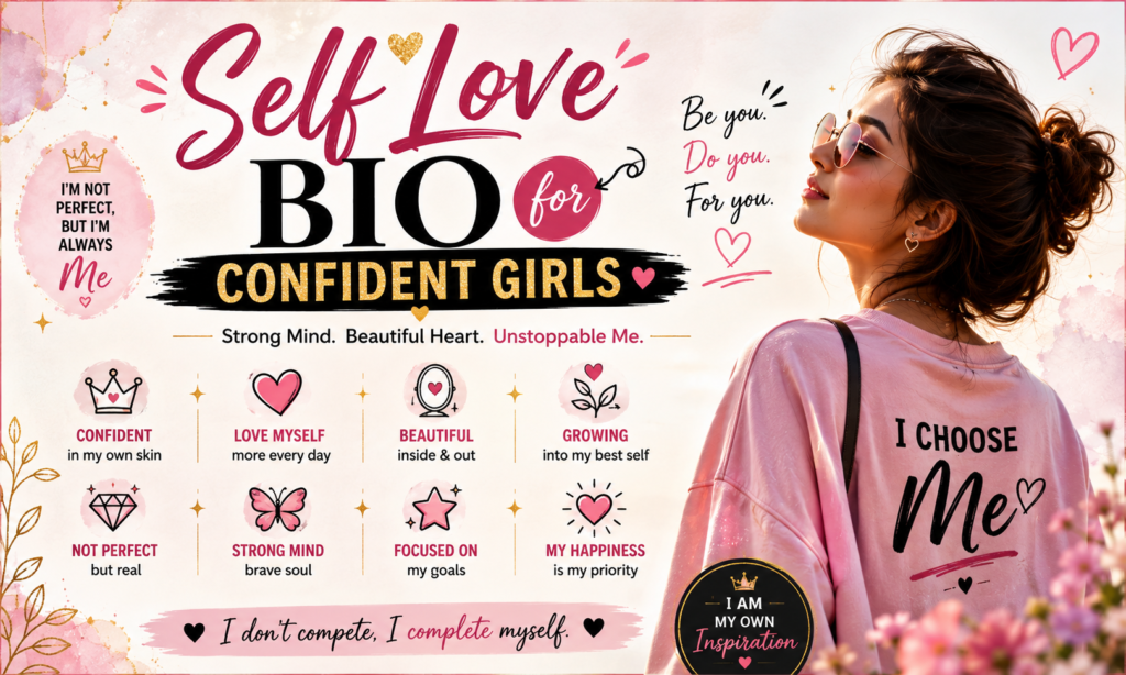 Self Love Bio for Confident Girls