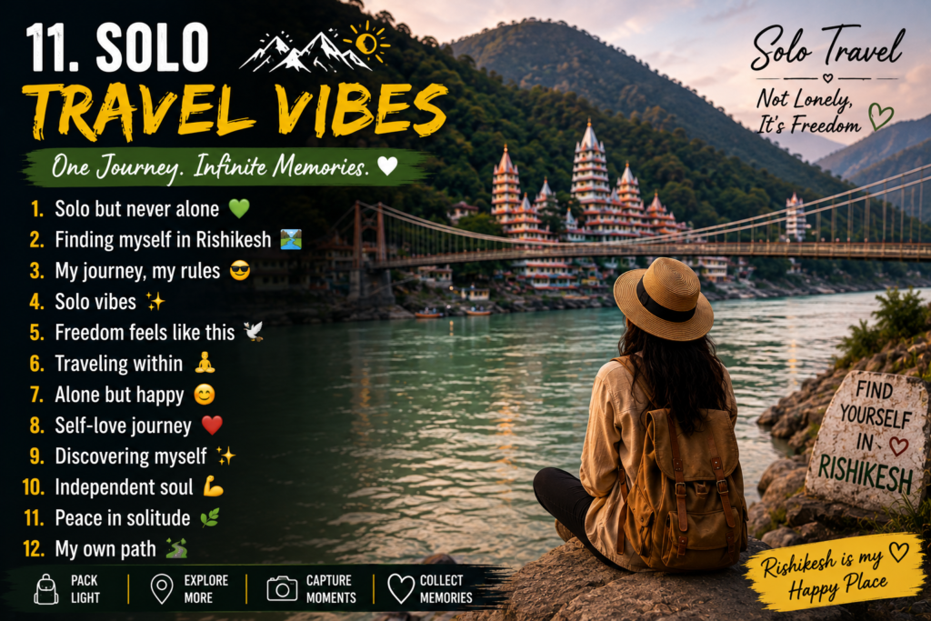 11. Solo Travel Vibes