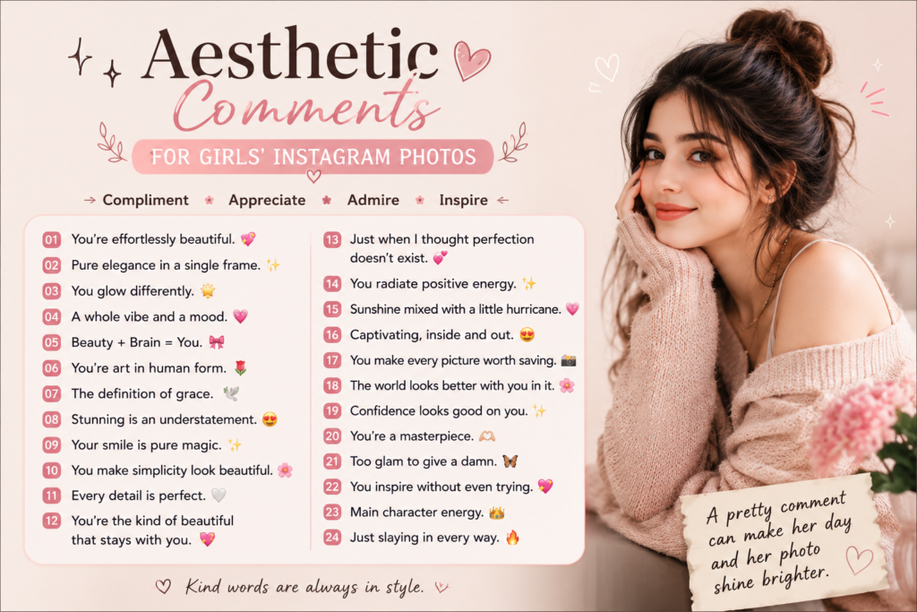 Aesthetic Comments for Girls’ Instagram Photos