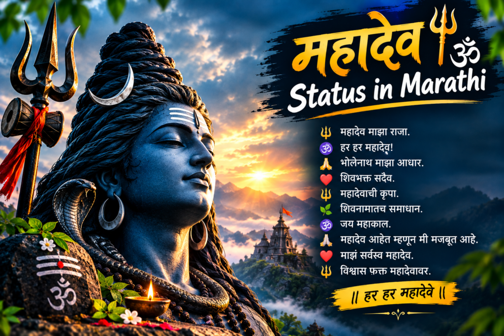 Mahadev Status in Marathi 🕉️