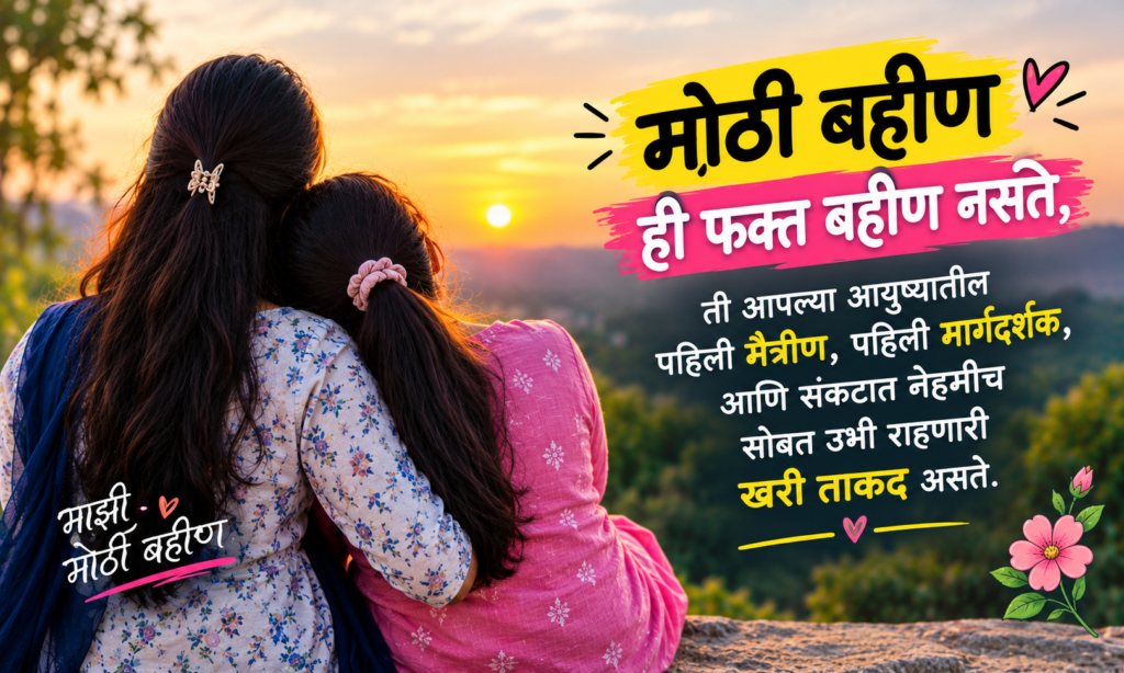 mothi bahin quotes in marathi 🌸