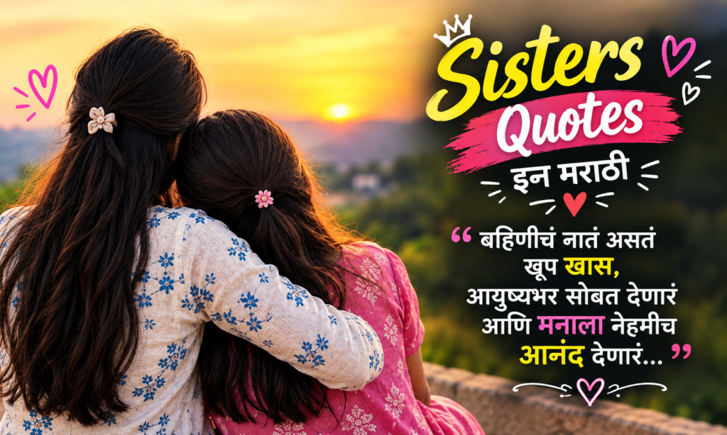 sisters quotes in marathi ❤️