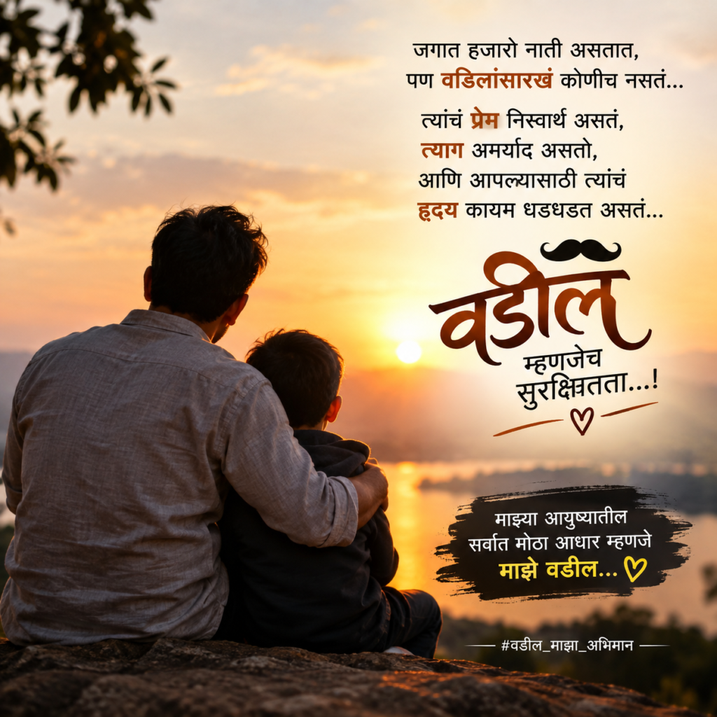 वडील स्टेटस
