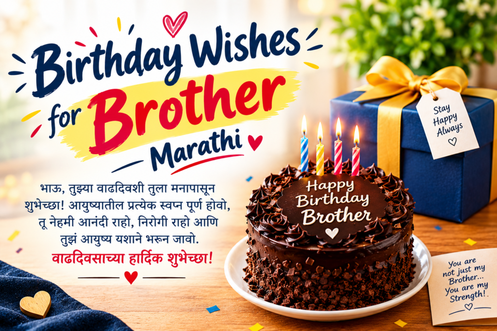 Birthday Wishes for Brother Marathi