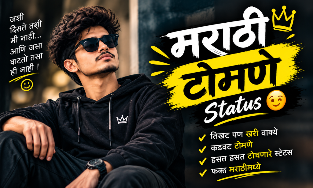 Marathi Tomane Status 😏
