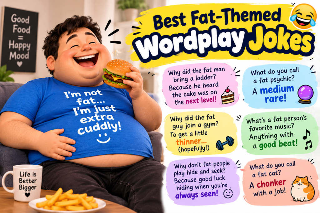 🧠 Best Fat-Themed Wordplay Jokes