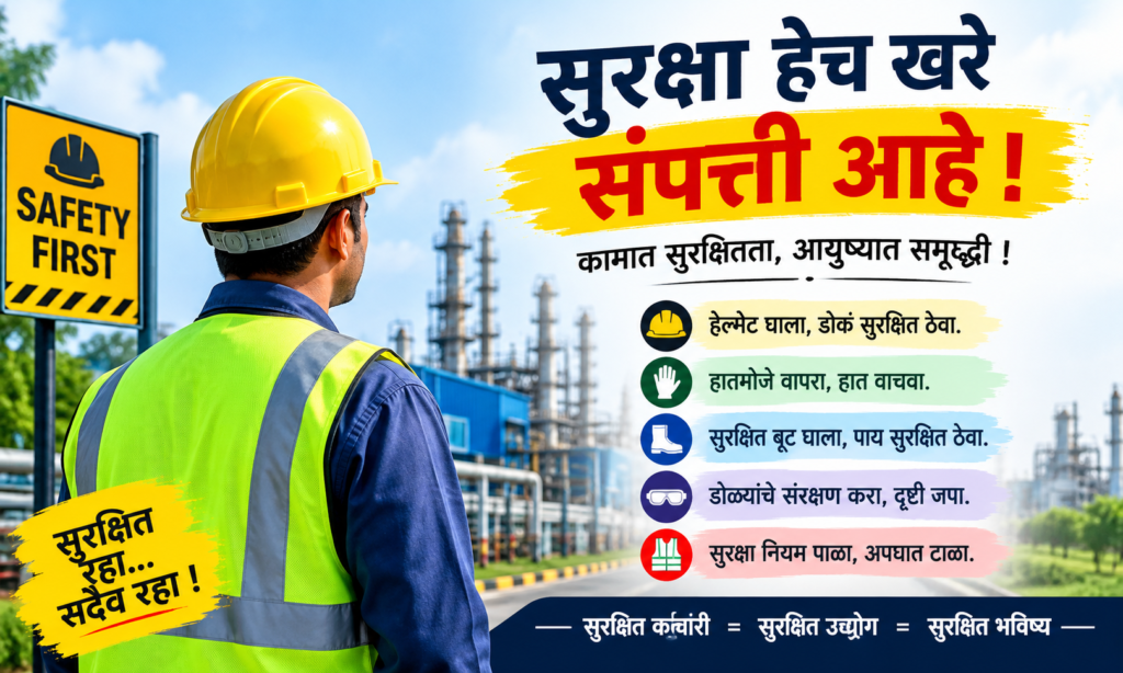 🚧 2. Industrial Safety Slogans in Marathi