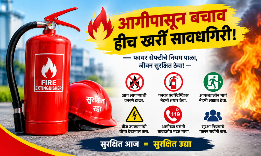 🔥 7. Fire Safety Slogans in Marathi