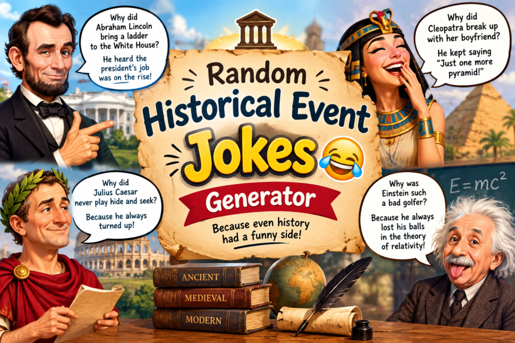 📚 Random Historical Event Jokes Generator