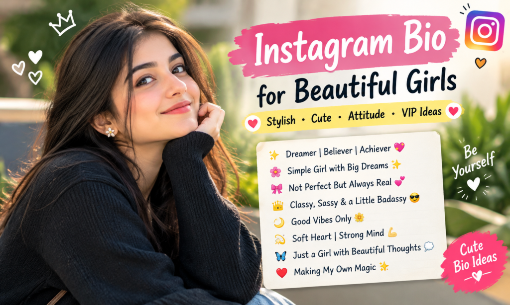 💃 8. Instagram Bio for Beautiful Girls