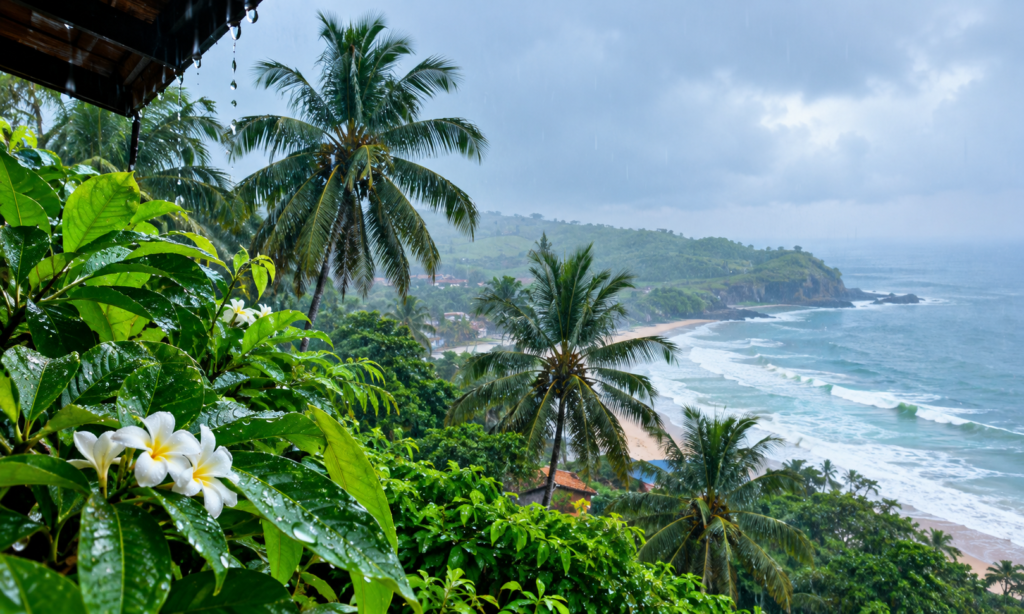 🌿 8. Nature and Greenery Captions for Goa Rain