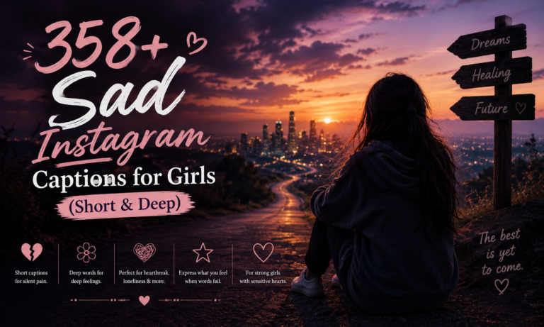 358+ Sad Instagram Captions for Girls (Short & Deep)