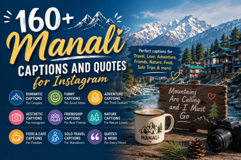 160+ Manali Captions and Quotes for Instagram