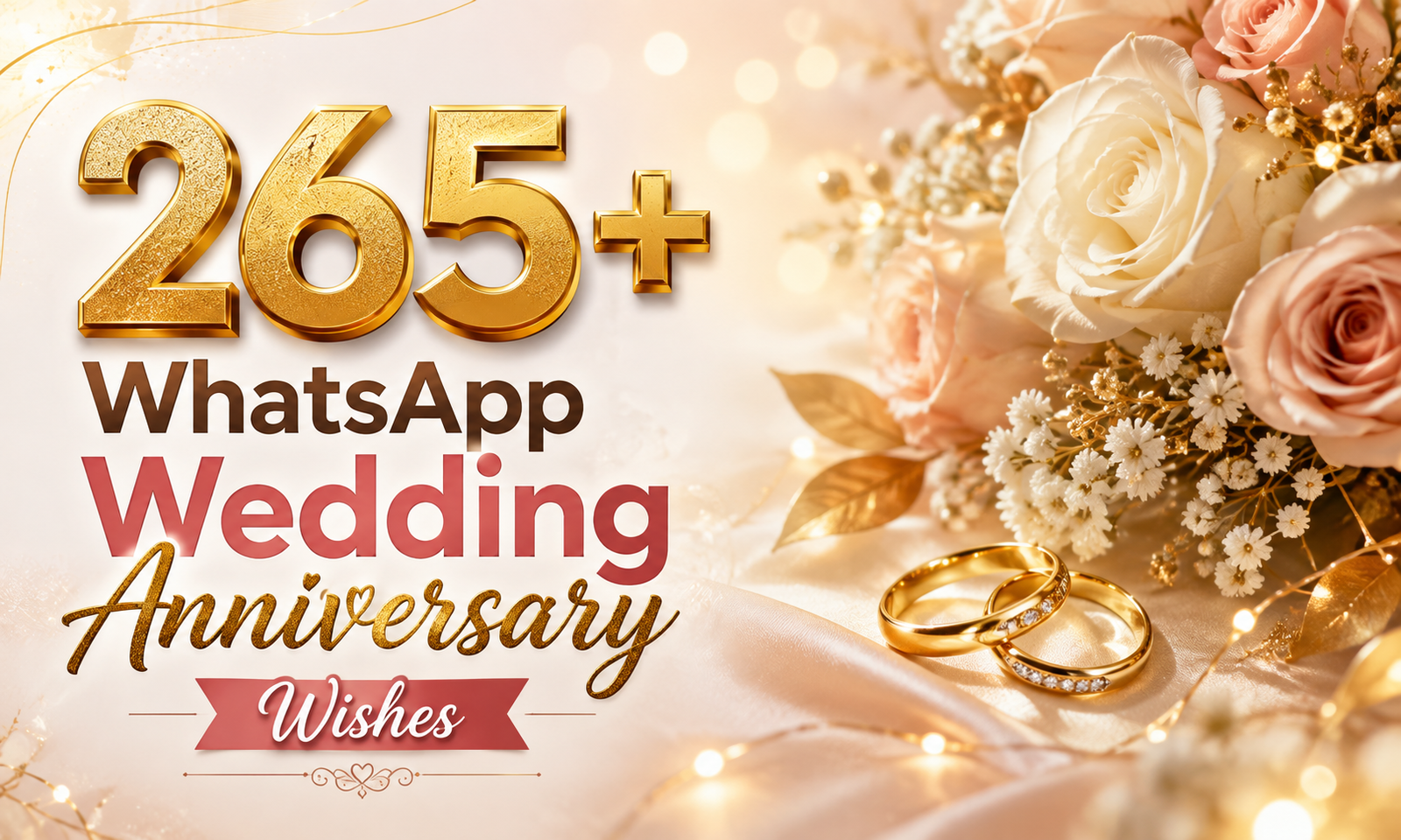 265+ WhatsApp Wedding Anniversary Wishes
