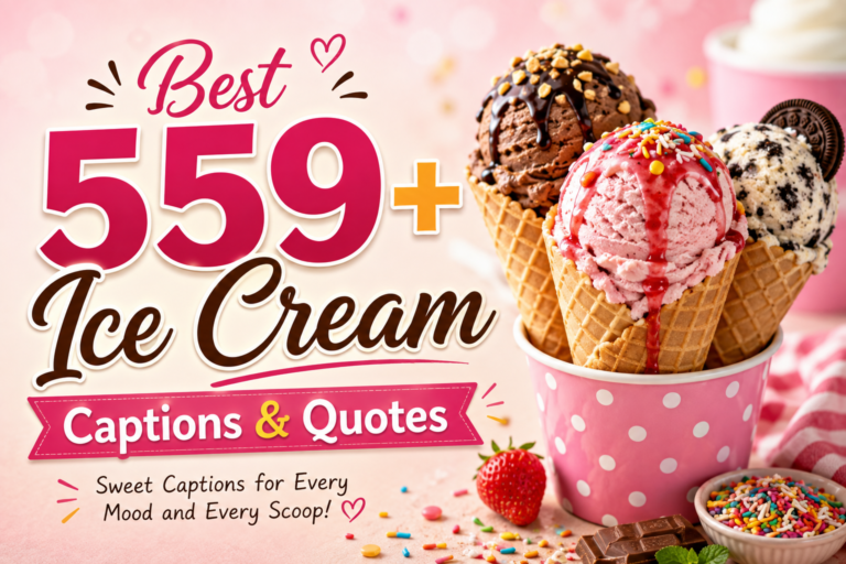 Best 559+ Ice Cream Captions & Quotes 🍦