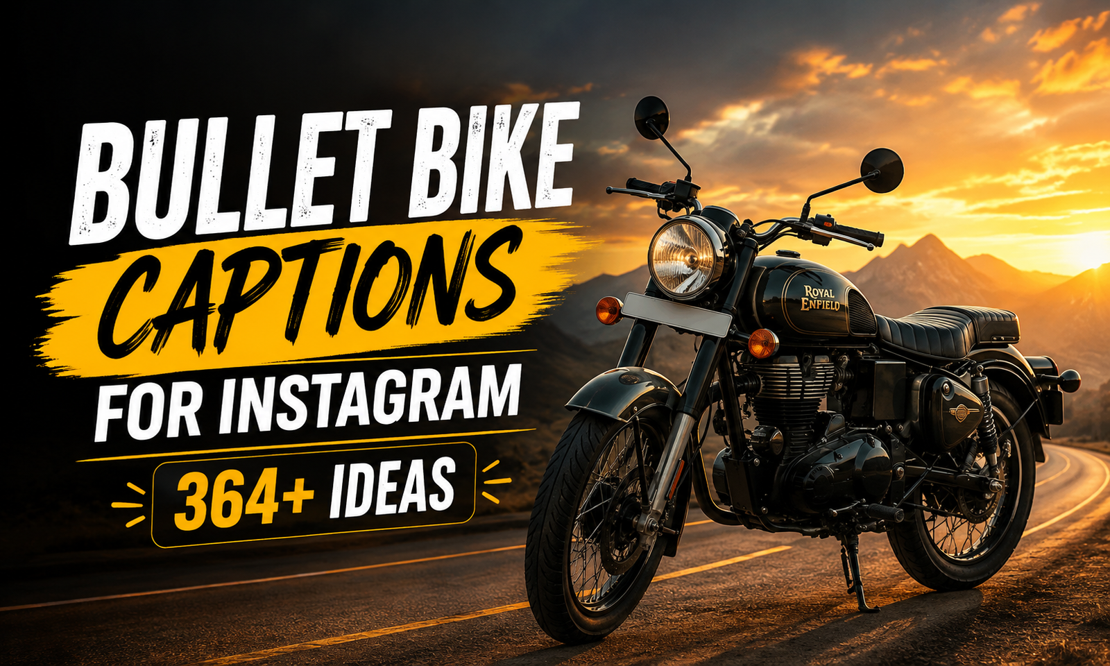 Bullet Bike Captions for Instagram – 364+ Ideas
