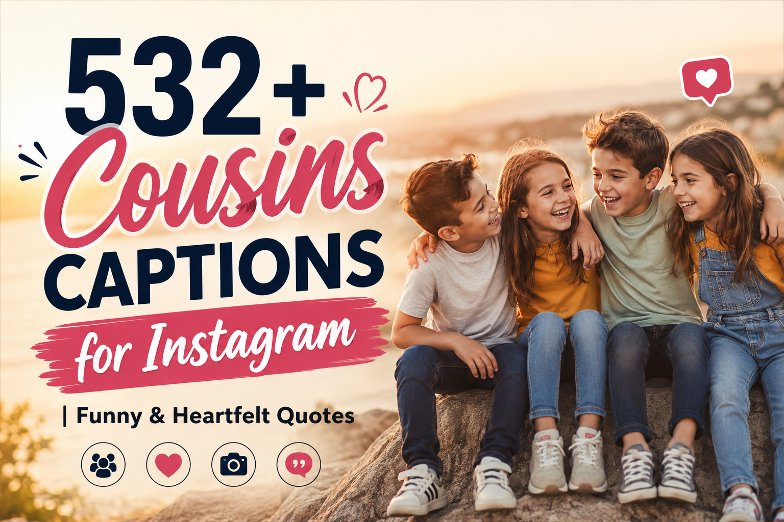 532+ Cousins Captions for Instagram | Funny & Heartfelt Quotes