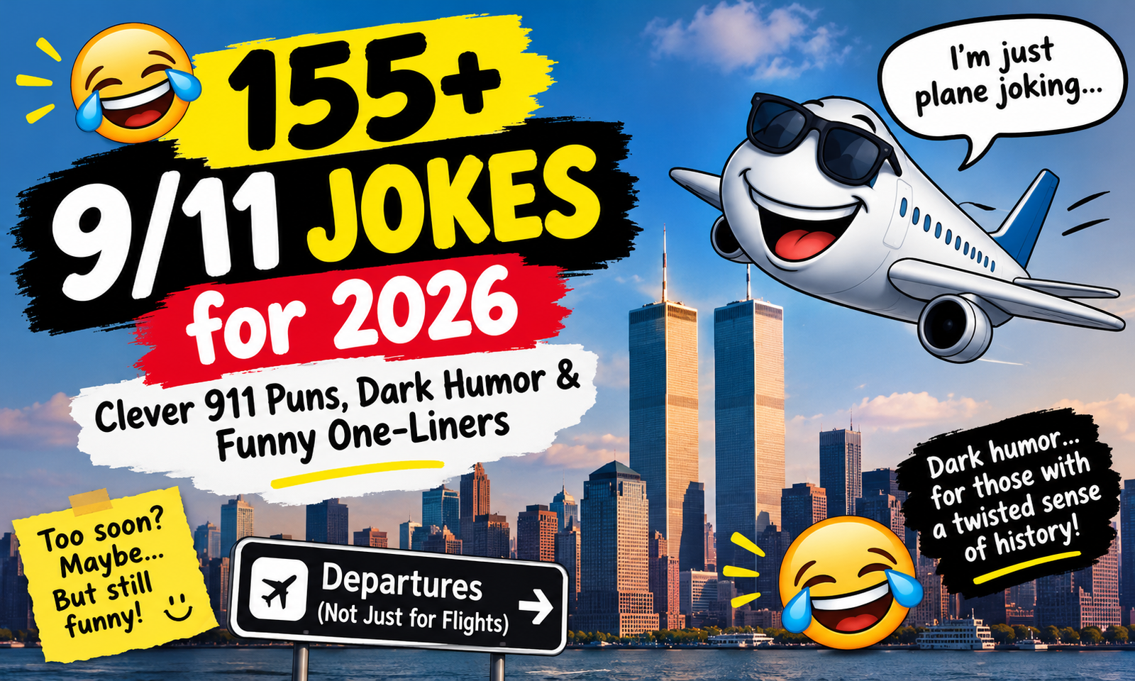😂 155+ 9/11 Jokes for 2026 | Clever 911 Puns, Dark Humor & Funny One-Liners