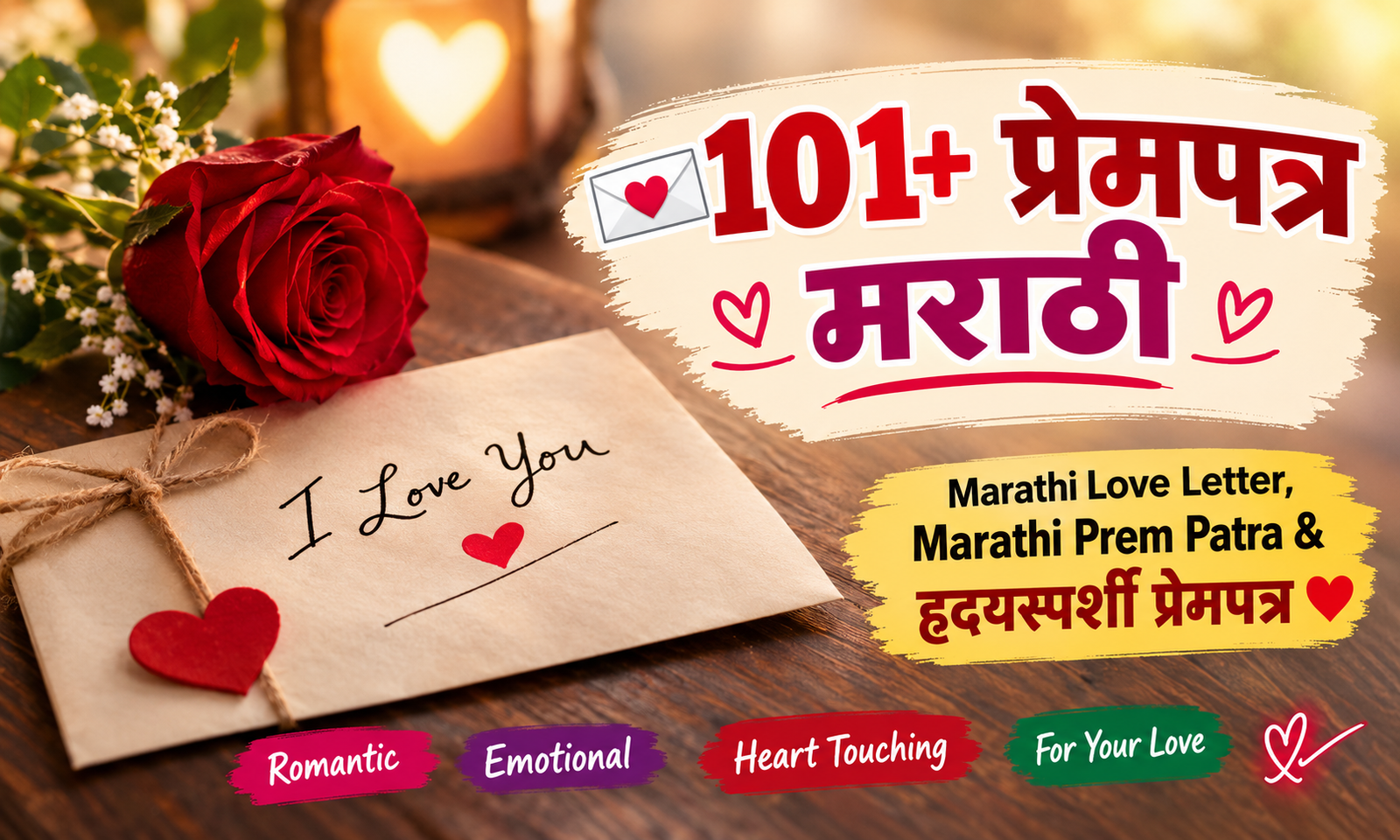 💌 101+ प्रेमपत्र मराठी | Marathi Love Letter, Marathi Prem Patra & हृदयस्पर्शी प्रेमपत्र ❤️
