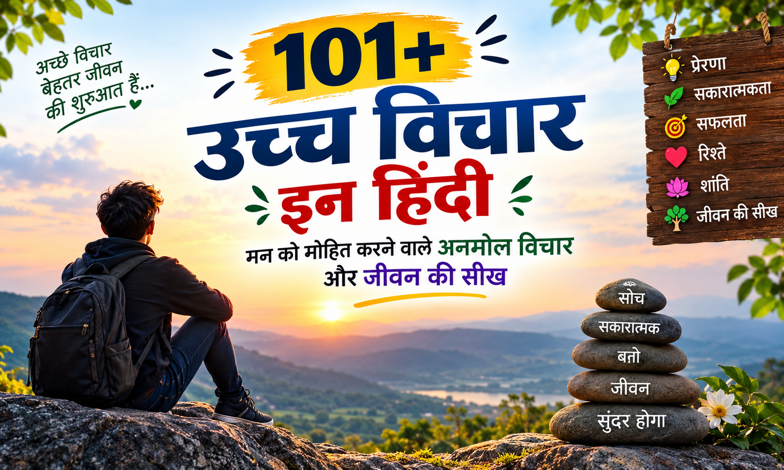 🌟 101+ उच्च विचार इन हिंदी | मन को मोहित करने वाले अनमोल विचार और जीवन की सीख 💭✨